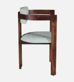 mall Sheesham Wood Arm chair In Provincial Teak Finish - Image 7