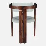 mall Sheesham Wood Arm chair In Provincial Teak Finish - Image 8