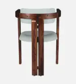 mall Sheesham Wood Arm chair In Provincial Teak Finish - Image 8