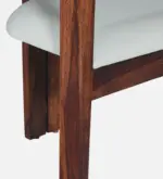 mall Sheesham Wood Arm chair In Provincial Teak Finish - Image 10