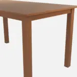 Premium 6 seater wooden dining table set for modern dining room interior - Image 3