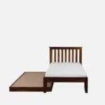 Wrvixa Minimal Sheesham Wood Single Bed Frame - Image 2