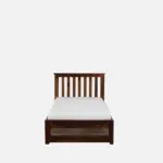 Wrvixa Minimal Sheesham Wood Single Bed Frame - Image 3