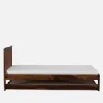 Wrvixa Minimal Sheesham Wood Single Bed Frame - Image 7