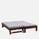 Yalvora Premium Wooden Single Bed in Natural Grain Texture - Image 2