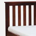 Uivora Wooden Single Bed with Elegant Look in Natural Grain Finish for Home Interiors - Image 2