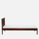 Uivora Wooden Single Bed with Elegant Look in Natural Grain Finish for Home Interiors - Image 5