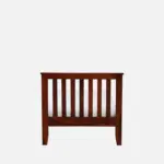 Uivora Wooden Single Bed with Elegant Look in Natural Grain Finish for Home Interiors - Image 9
