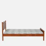 Wexora Solid Sheesham Wood Single Bed with Strong Base in Natural Finish for Home - Image 3