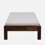 Erlina Premium Solid Wood Single Bed with Smooth Finish in Natural Tone for Bedroom - Image 3
