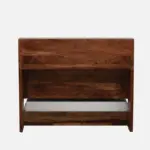 Rlvani Sheesham Wood Single Bed with Smooth Edges in Honey Oak Finish for Modern Homes - Image 9
