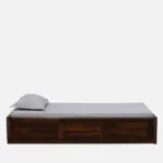 Jexvira Solid Wood Single Bed with Elegant Appearance and Durable Structure for Everyday Use - Image 2