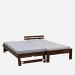 Eosmo Sage Single Bed With Box Storage In Walnut Finish - Image 3