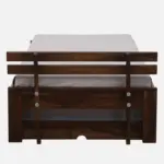 Eosmo Sage Single Bed With Box Storage In Walnut Finish - Image 8