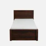 Eorten Sheesham Wood Single Bed In Provincial Teak Finish With Box Storage - Image 7