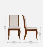 Sang Solid Wood Dining Chairs  (SET OF 2) - Image 13