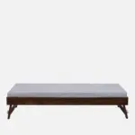 Denvio Wooden Single Bed in Dark Wenge Finish with Durable Build - Image 2