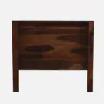 Lorixa Solid Wood Single Bed in Rich Walnut Tone - Image 7