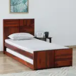 Grlina Wooden Single Bed in Warm Honey Oak Finish