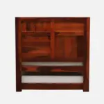 Grlina Wooden Single Bed in Warm Honey Oak Finish - Image 3