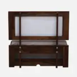 Oelmora Solid Wood Single Bed with Minimalist Design and Smooth Finish - Image 12