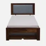 Oelmora Solid Wood Single Bed with Minimalist Design and Smooth Finish - Image 13