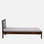 Eimvora Solid Wood Single Bed in Warm Natural Tone - Image 4