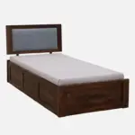 Eakvera Solid Wood Single Bed in Light Natural Finish - Image 3