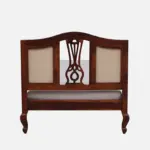 Trivona Solid Wood Single Bed with Natural Grain Texture - Image 3