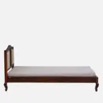 Trivona Solid Wood Single Bed with Natural Grain Texture - Image 9