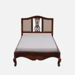 Trivona Solid Wood Single Bed with Natural Grain Texture - Image 10