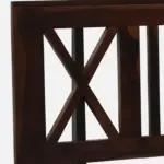 Iarthvia Solid Wood Single Bed in Raw Natural Finish - Image 2