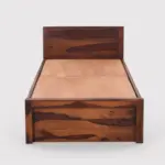 Vimbera Solid Wood Single Bed in Rustic Natural Tone - Image 6