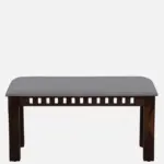 Sistel Sheesham Wood 4 Seater Dining Set In Scratch Resistant Provincial Teak Finish With Marble Top - Image 2