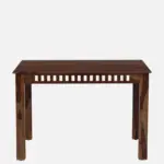 Eenvira Solid Wood Dining Table with Natural Flow Finish - Image 5