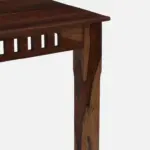 Eenvira Solid Wood Dining Table with Natural Flow Finish - Image 8