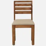 Aenvira Solid Sheesham Wood 4 Seater Dining Table Set in Elegant Natural Tone - Image 3