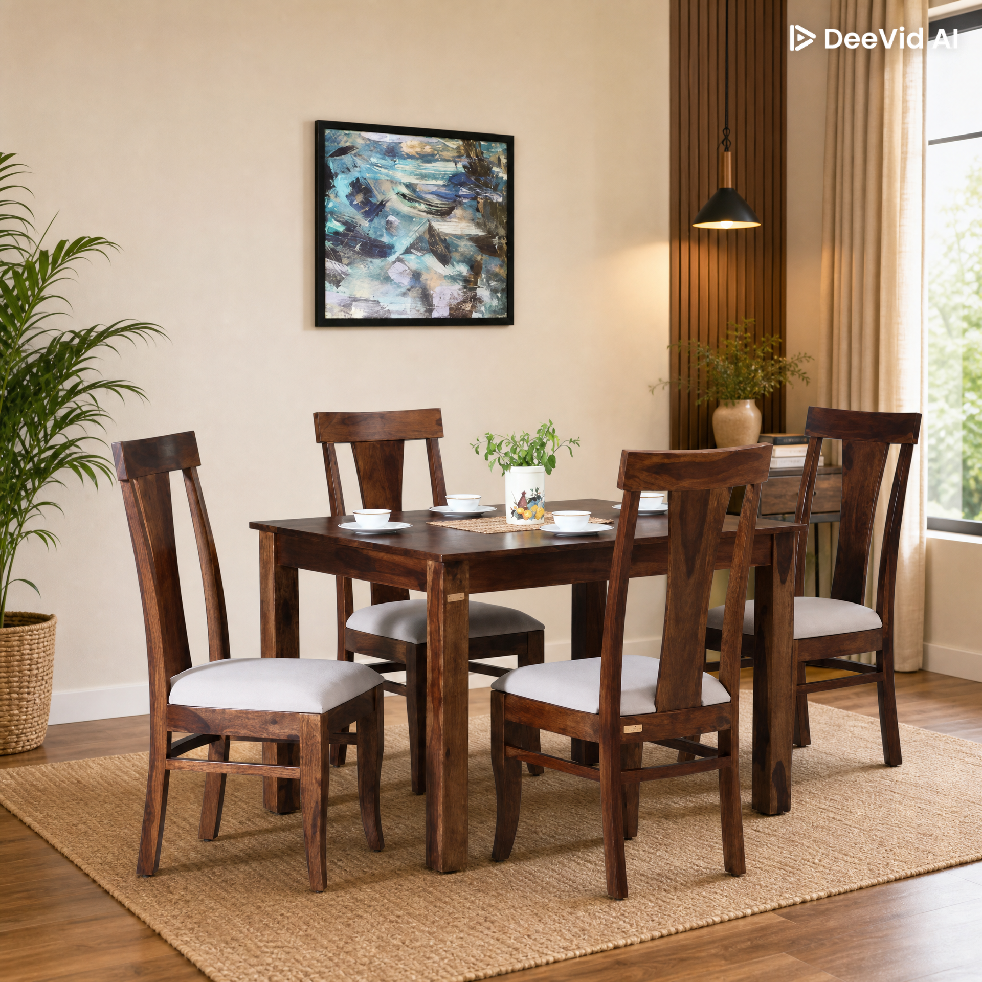 Norveth-Solid-Wood-Dining-Table-in-Deep-Nature-Tone-classic-wood-5.webp Norveth Solid Wood Dining Table in Deep Nature Tone - Image 1