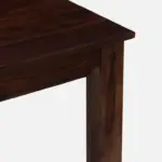 Norveth Solid Wood Dining Table in Deep Nature Tone - Image 8