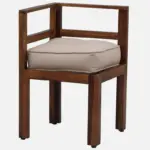 Yorvella Solid Wood Dining Table Set in Natural Harmony Finish - Image 2