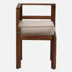 Yorvella Solid Wood Dining Table Set in Natural Harmony Finish - Image 3