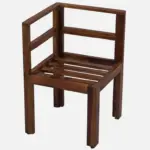 Yorvella Solid Wood Dining Table Set in Natural Harmony Finish - Image 6