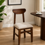 Anya Sheesham Wood Dining Chair In Scratch Resistant Provincial Teak Finish (SET OF 2)