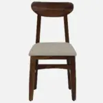 Anya Sheesham Wood Dining Chair In Scratch Resistant Provincial Teak Finish (SET OF 2) - Image 5