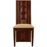 Room Sheesham Wood Dining Chairs in Honey Finish Set Of 2 - Image 5
