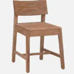 Zehan Acacia Wood Dining Chair in Natural Finish(SET OF 2) - Image 5