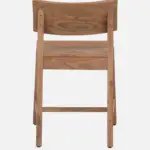 Zehan Acacia Wood Dining Chair in Natural Finish(SET OF 2) - Image 7
