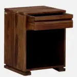 Doodlark Modern Nightstand with Drawer and Open Rack - Image 4