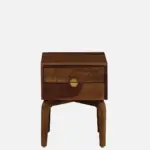 Kolvyn Elegant Bedside Unit with Smooth Finish Drawers - Image 4