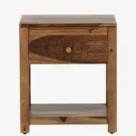 Wexora Premium Wooden Night Stand with Storage Drawer - Image 4